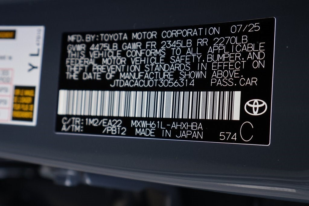 2026 Toyota Prius Plug-in Hybrid XSE Premium