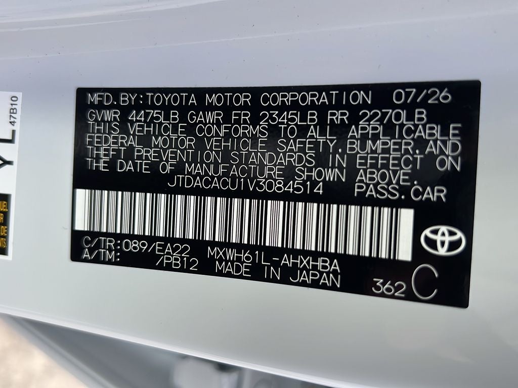 2027 Toyota Prius Plug-in Hybrid XSE Premium