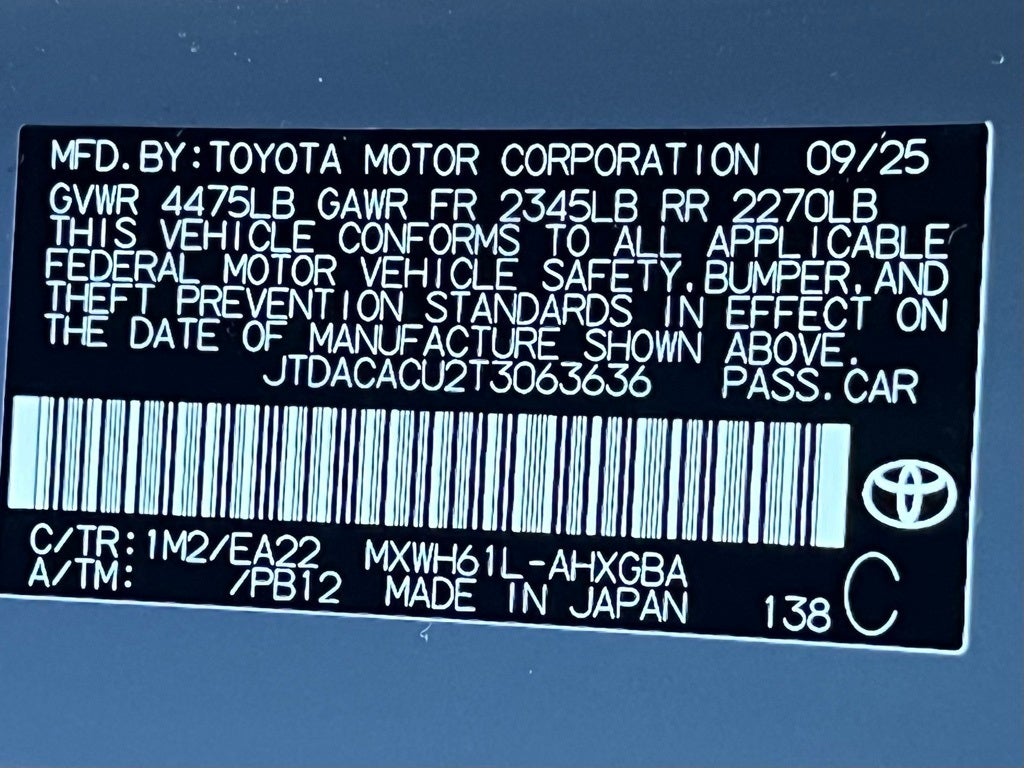 2026 Toyota Prius Plug-in Hybrid XSE