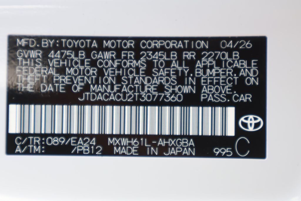 2026 Toyota Prius Plug-in Hybrid Nightshade Edition