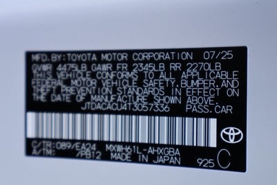 2026 Toyota Prius Plug-in Hybrid Nightshade Edition