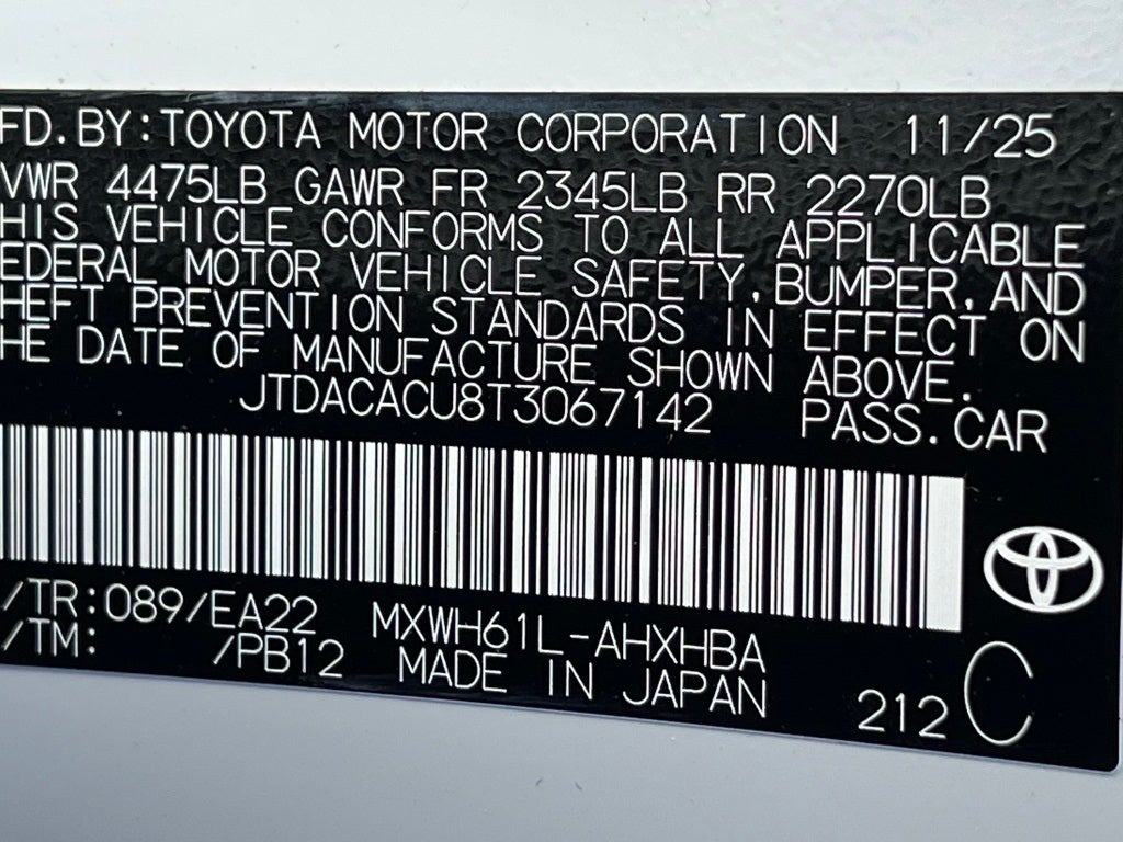 2026 Toyota Prius Plug-in Hybrid XSE Premium