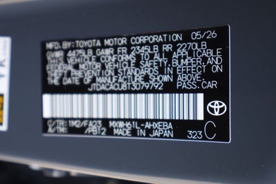 2026 Toyota Prius Plug-in Hybrid SE