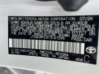 2026 Toyota Corolla Hybrid SE