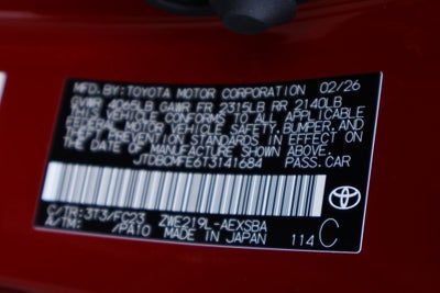 2026 Toyota Corolla Hybrid SE