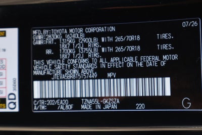 2026 Toyota 4Runner TRD Off-Road Premium