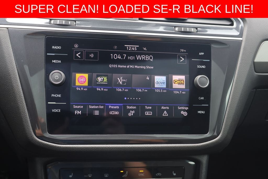 2022 Volkswagen Tiguan 2.0T SE R-Line Black