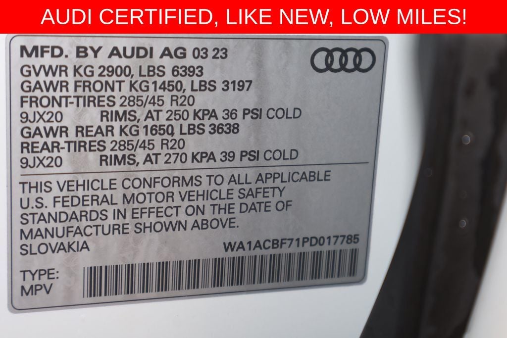 2023 Audi Q7 45 Premium quattro
