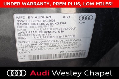 2021 Audi SQ5 Premium Plus quattro