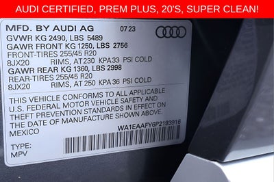 2023 Audi Q5 45 S line Premium Plus quattro