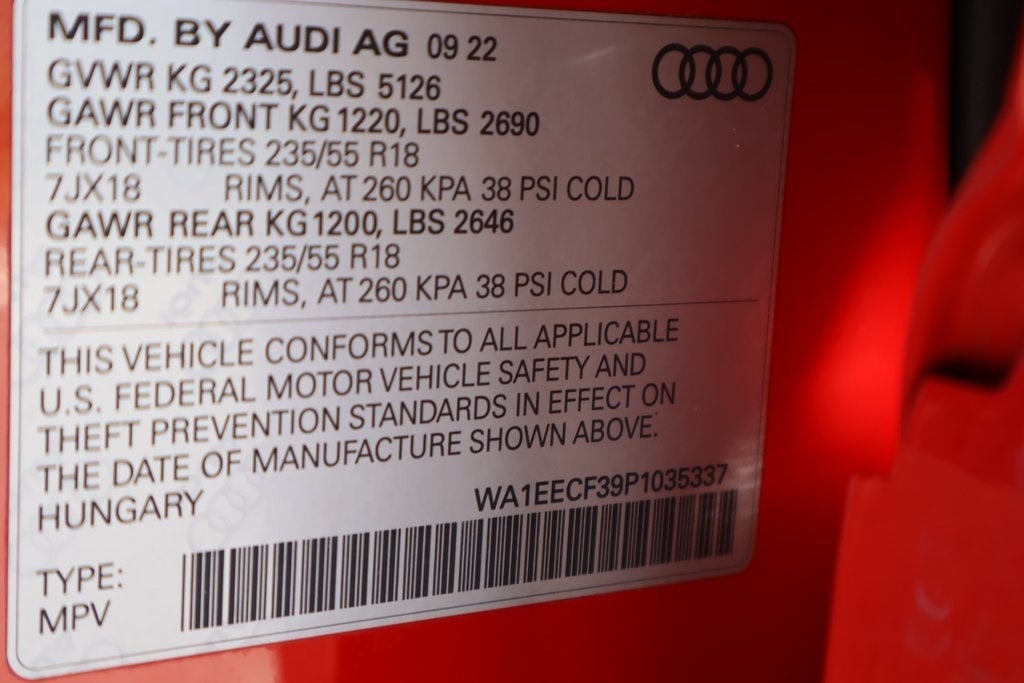 2023 Audi Q3 Premium Plus S Line quattro