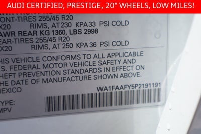 2023 Audi Q5 45 S line Prestige quattro