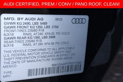 2023 Audi Q5 45 S line Premium quattro