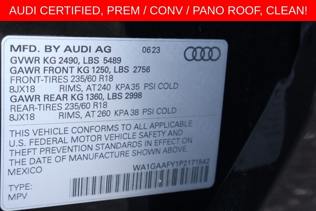 2023 Audi Q5 45 S line Premium quattro