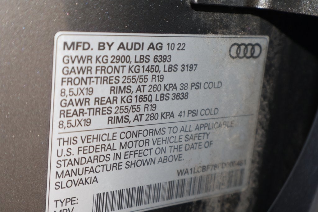 2023 Audi Q7 45 Premium Plus quattro