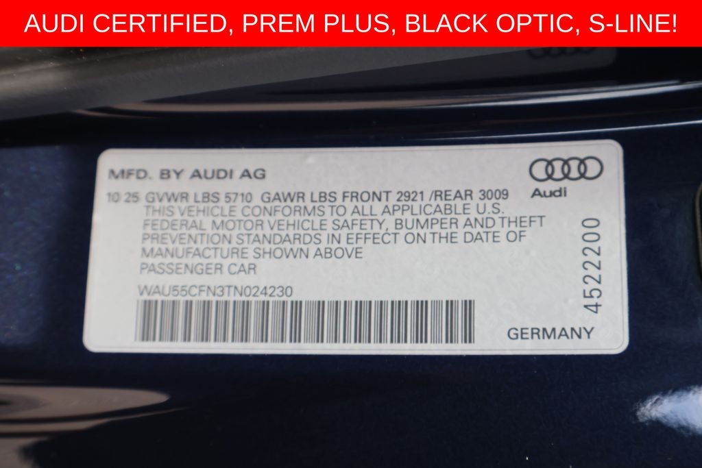 2026 Audi A6 Premium Plus quattro