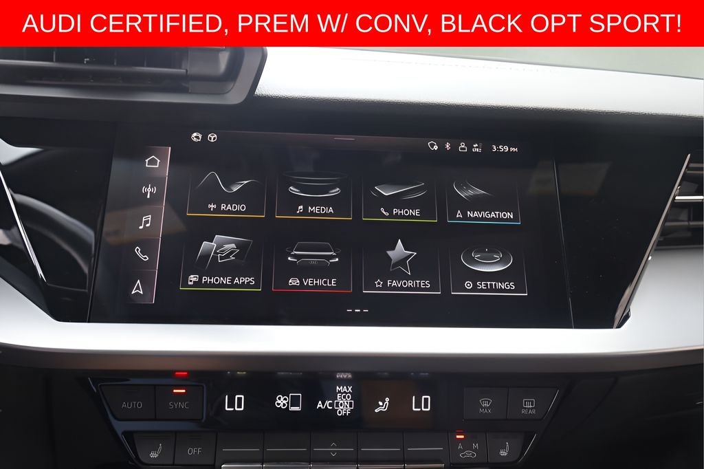 2023 Audi A3 40 Premium FrontTrak