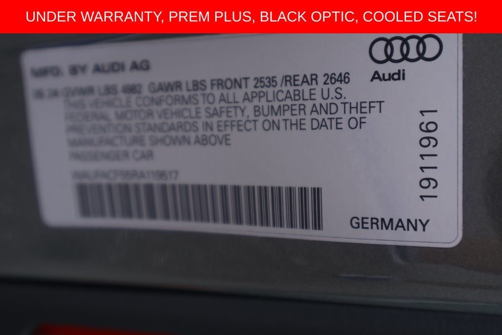 2024 Audi A5 Sportback 45 S line Premium Plus quattro