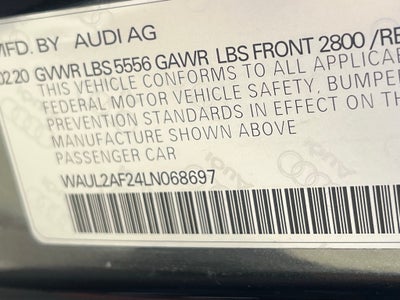 2020 Audi A6 3.0T Premium Plus quattro