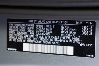 2018 Volvo XC60 Hybrid T8 R-Design