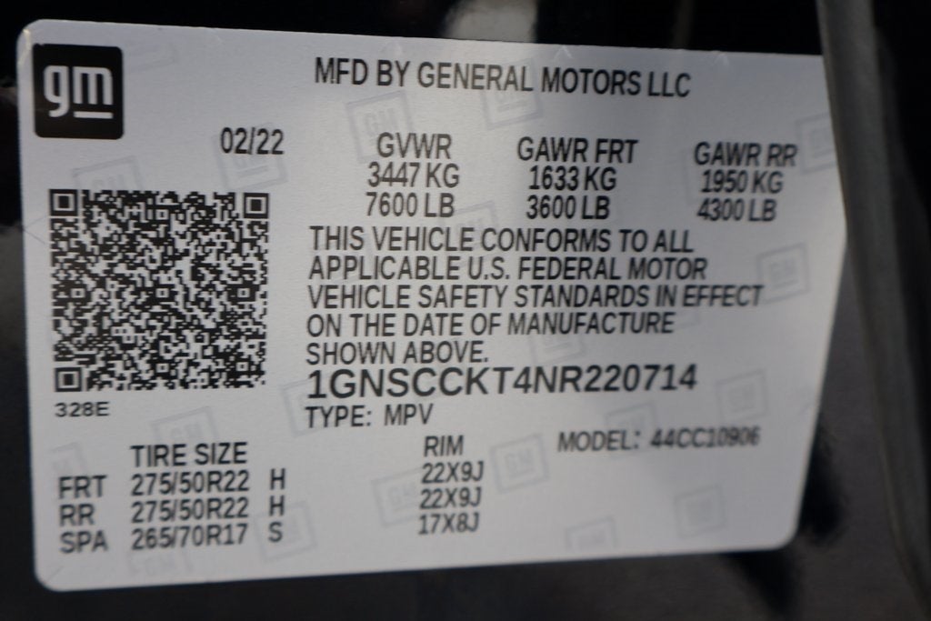 2022 Chevrolet Suburban LT