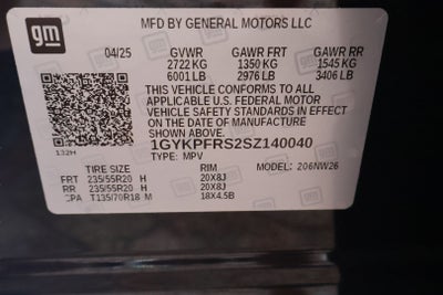 2025 Cadillac XT6 Premium Luxury