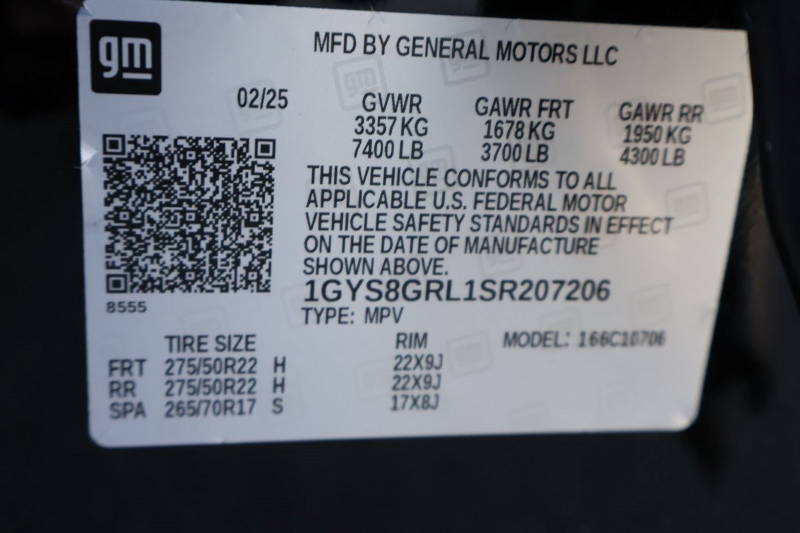 2025 Cadillac Escalade Sport Platinum