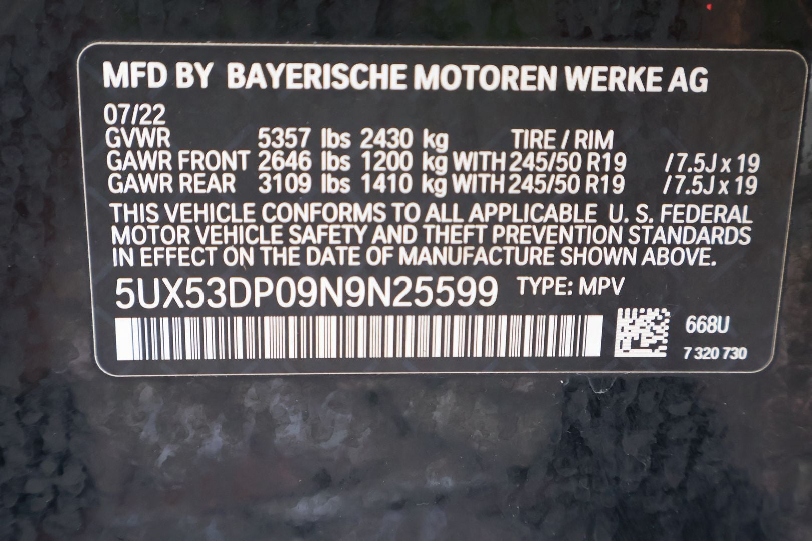 2022 BMW X3 xDrive30i