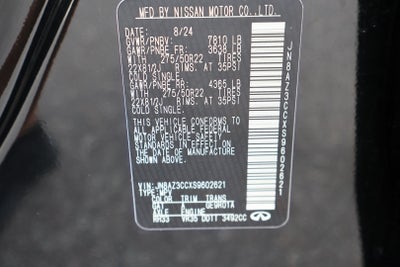 2025 INFINITI QX80 AUTOGRAPH