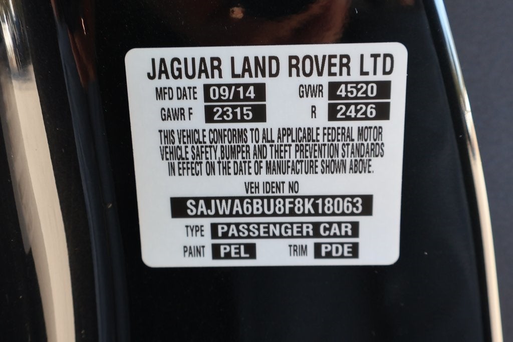 2015 Jaguar F-TYPE S