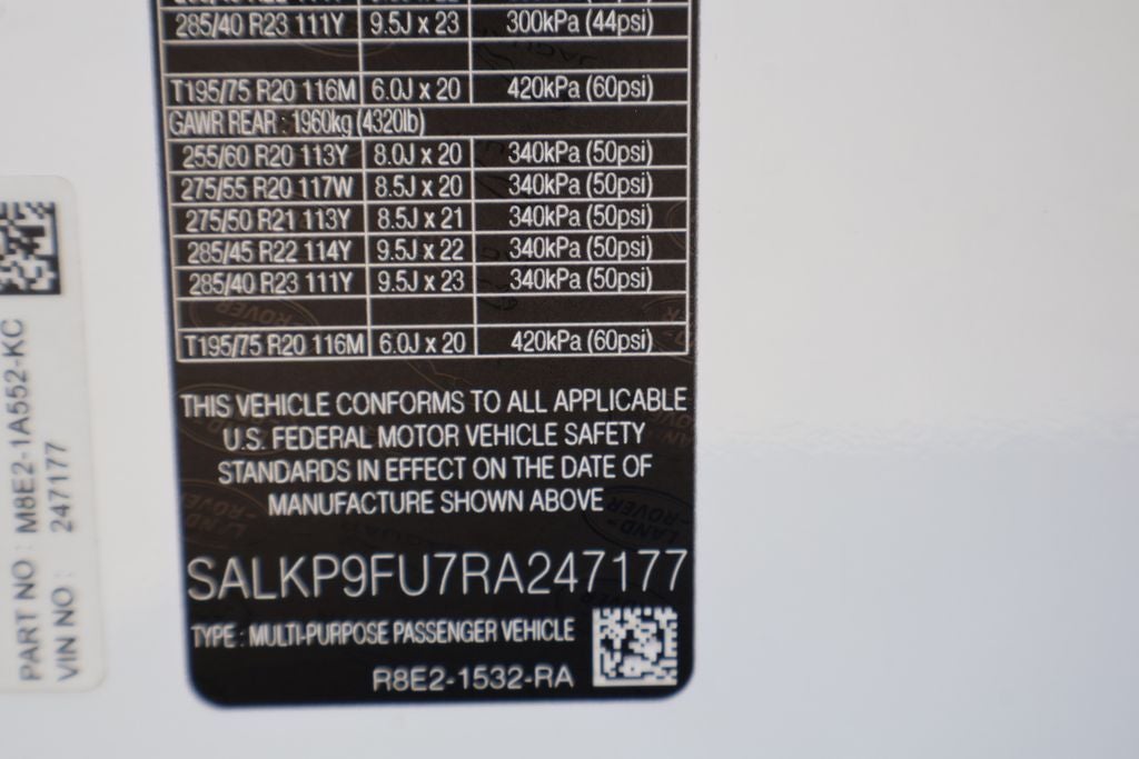 2024 Land Rover Range Rover SE