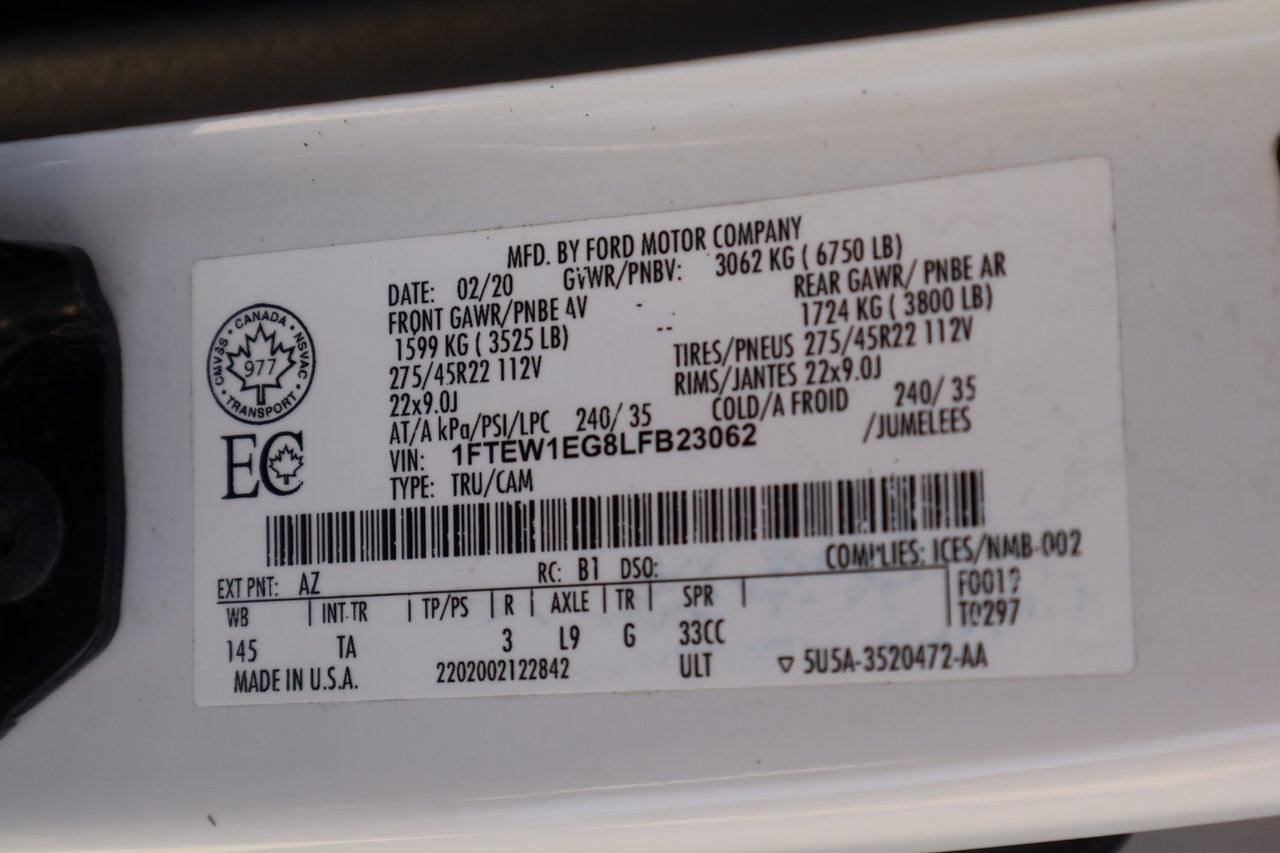 2020 Ford F-150 Limited