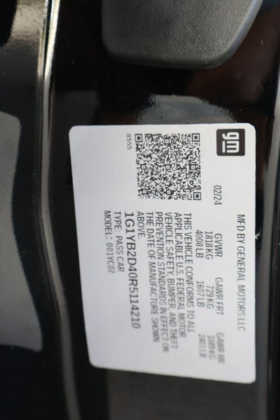 2024 Chevrolet Corvette Stingray 2LT