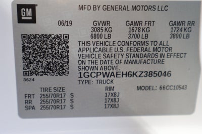 2019 Chevrolet Silverado 1500 WT