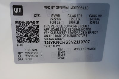 2022 Cadillac XT5 Premium Luxury