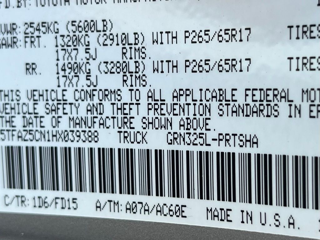 2017 Toyota Tacoma SR5 V6