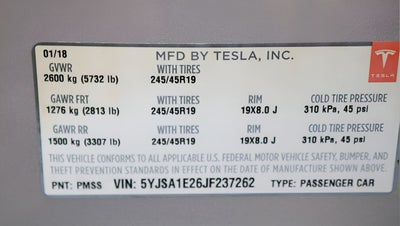 2018 Tesla Model S 75D