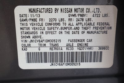 2013 INFINITI G37 Journey