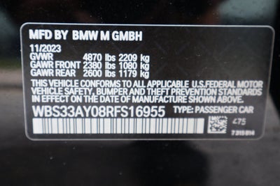 2024 BMW M3 Competition