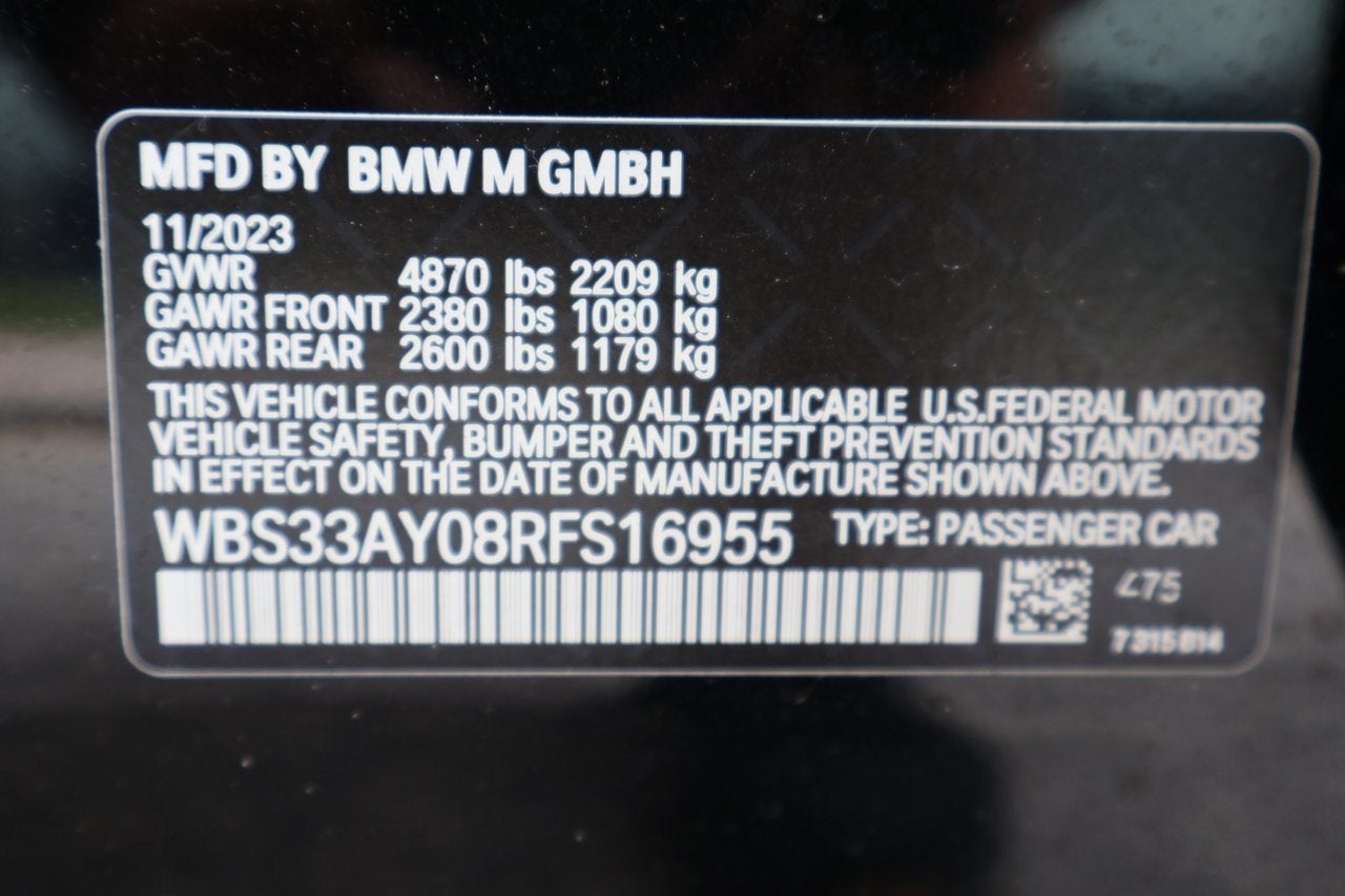 2024 BMW M3 Competition