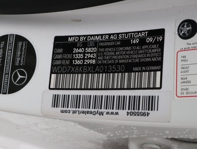 2020 Mercedes-Benz AMG® GT 63 S 4MATIC®