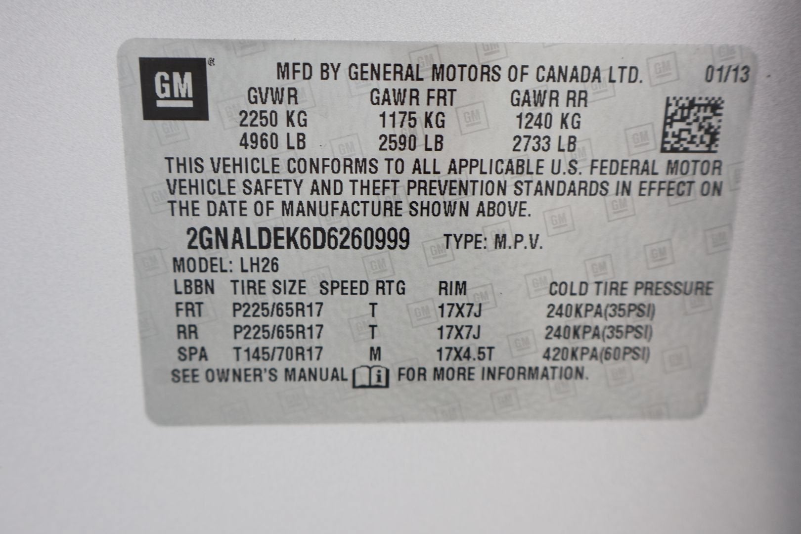 2013 Chevrolet Equinox LT
