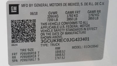 2018 Chevrolet Silverado 1500 LT