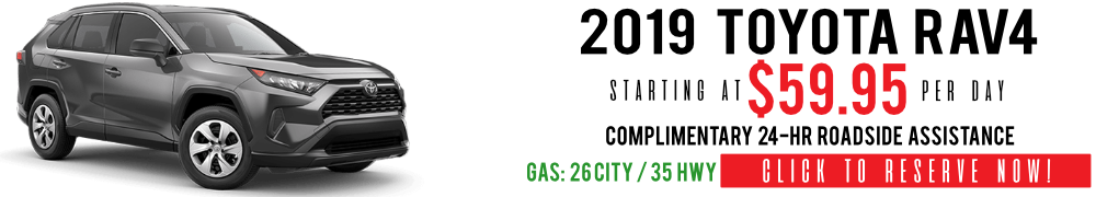 2019 Rav4 Rental