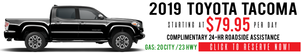2019 Tacoma Rental