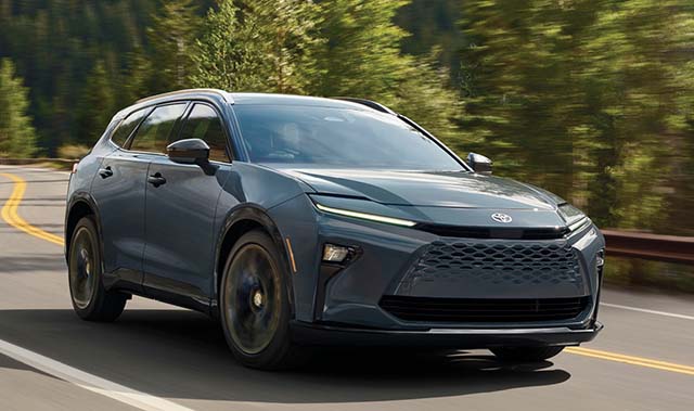 Driving down mountain roads