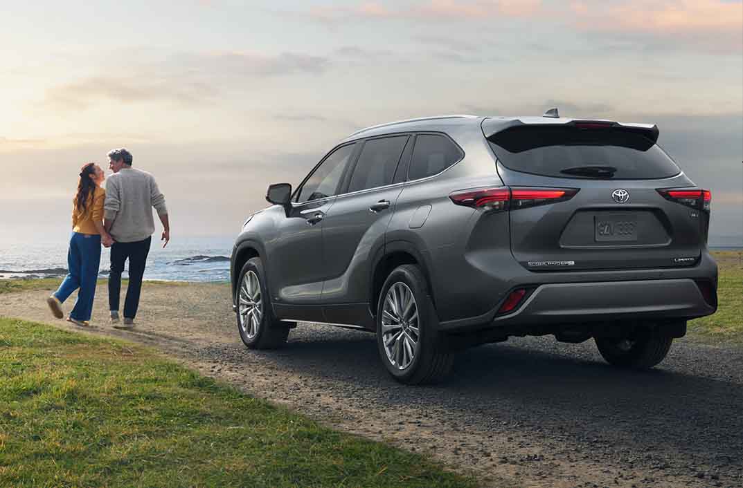 Interior infotainment system with large led screen and custom materials