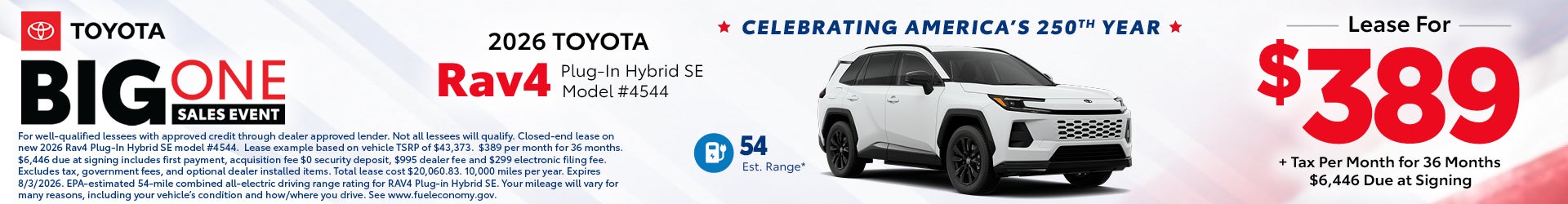 Rav4 special offer