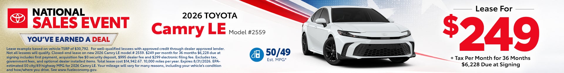 Camry special offer