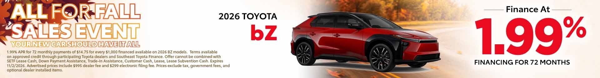 bZ special offer